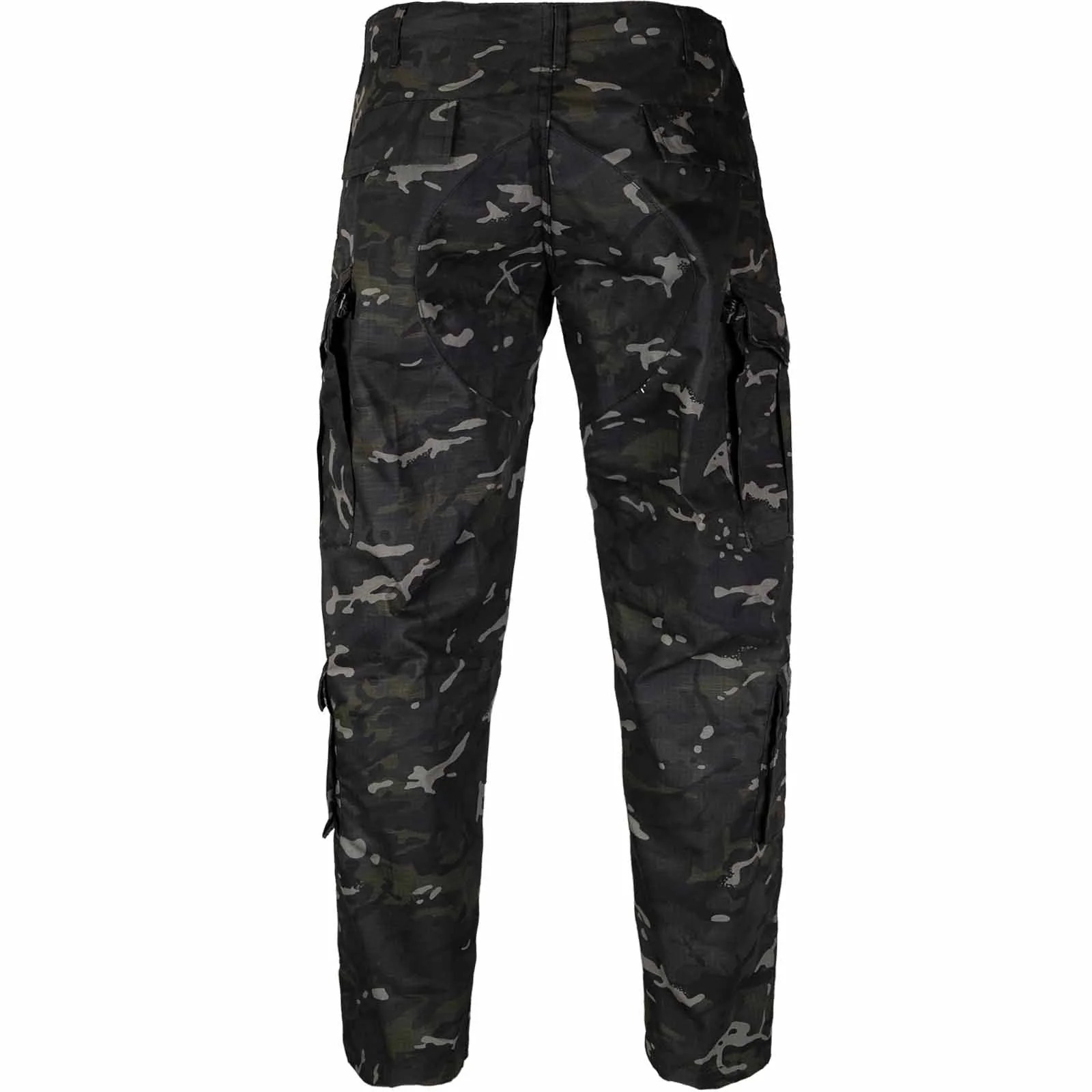 ACU Military Style Combat Trousers Black BTP - Image 3