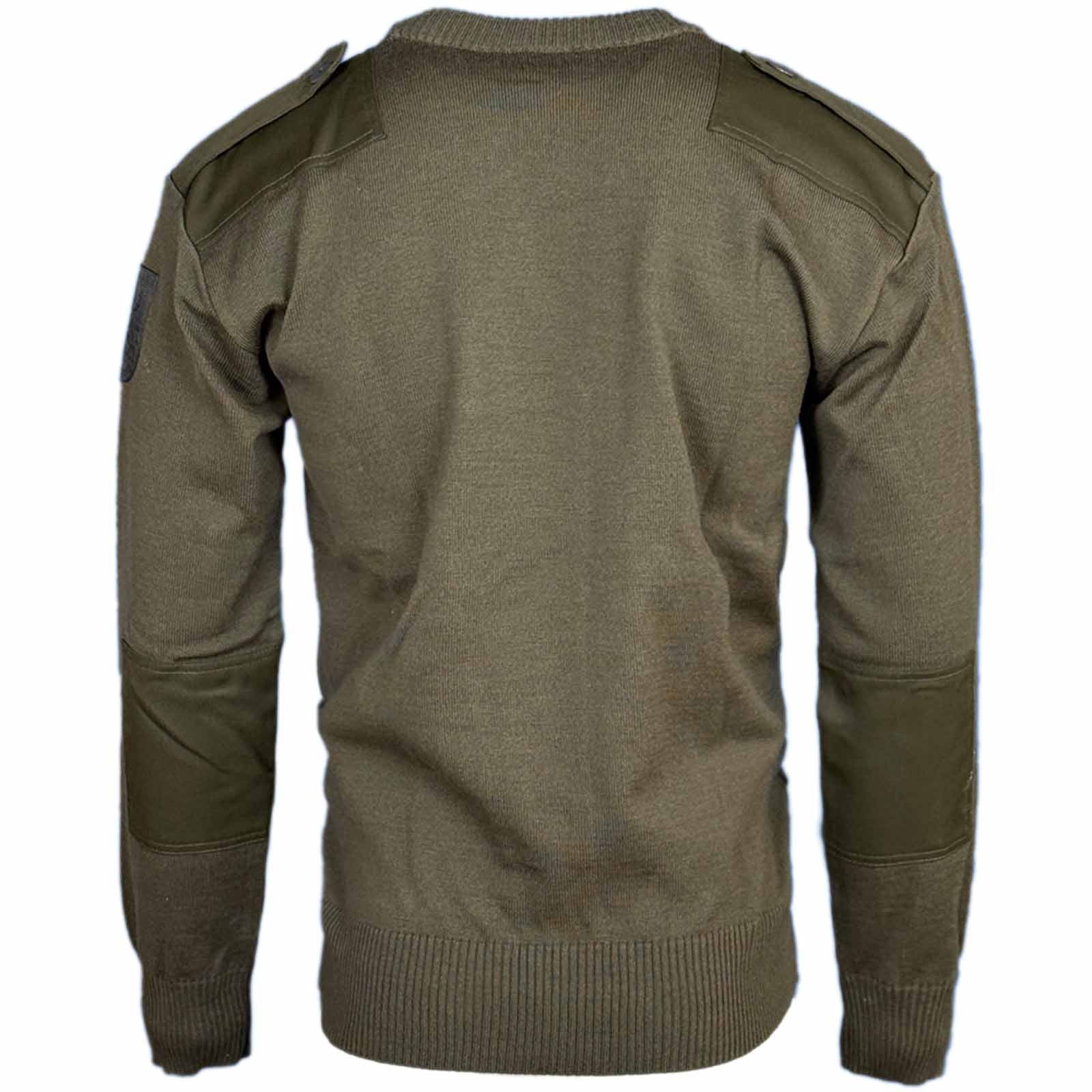 Austrian Army Olive Wool Pullover - Image 3