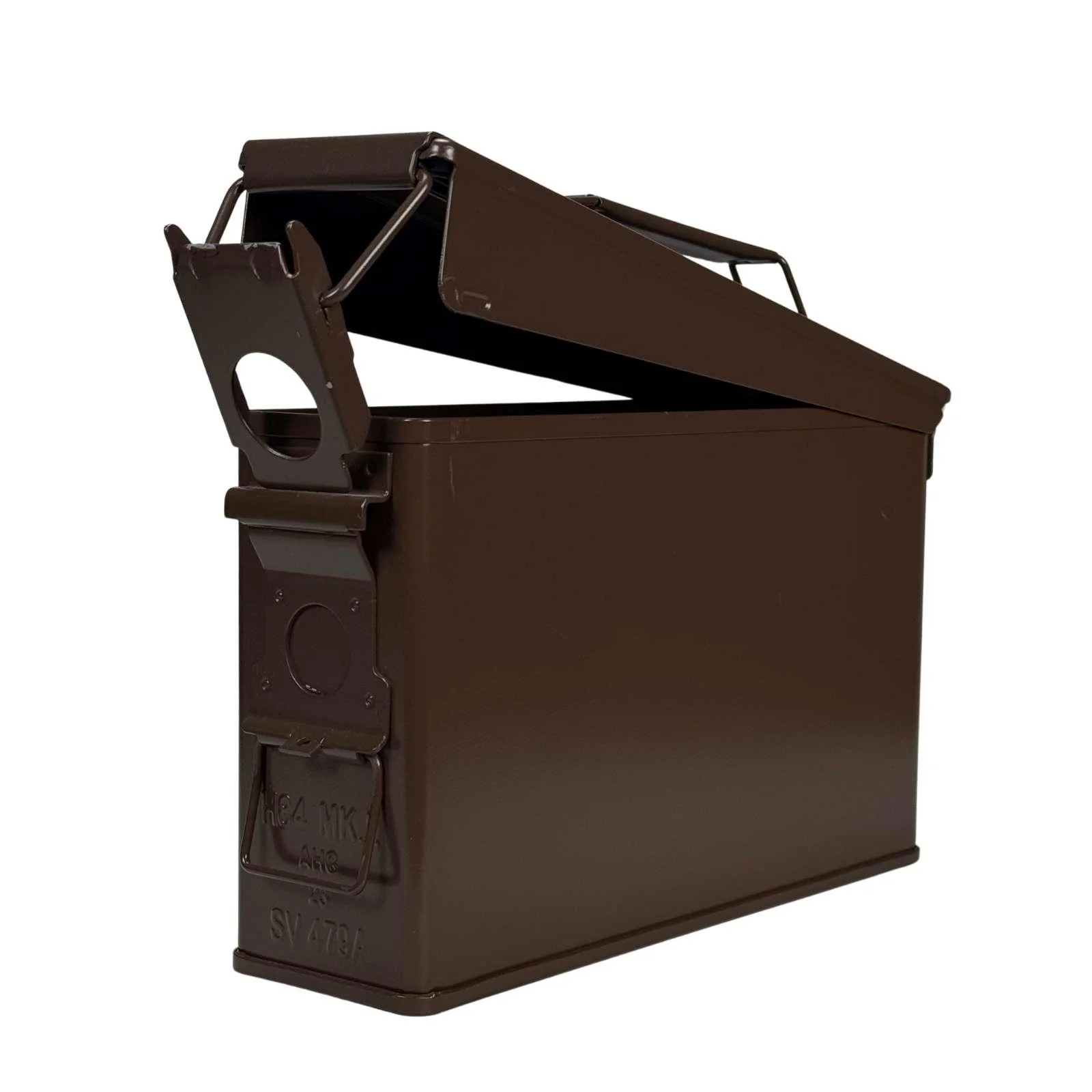 British Army Brown 7.62 H84 MK.I Ammo Boxes and Carry Case - Image 6