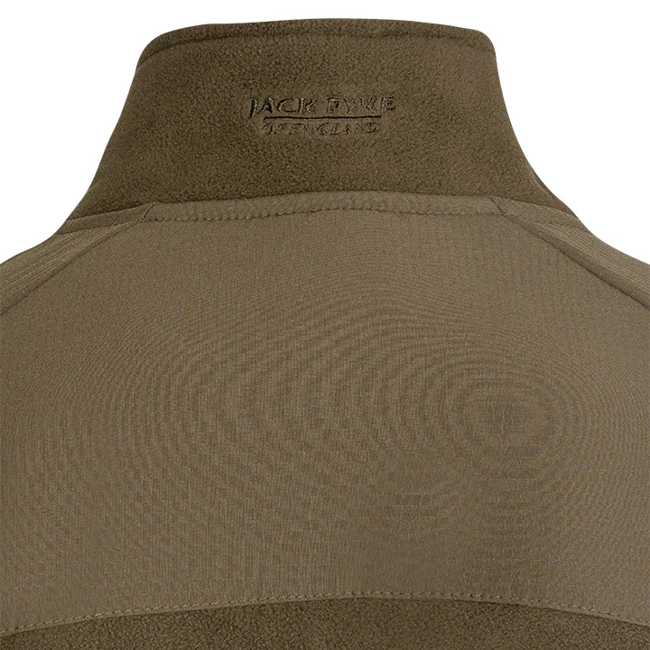 Jack Pyke Bleasdale Half Zip Fleece Top Dark Olive - Image 5