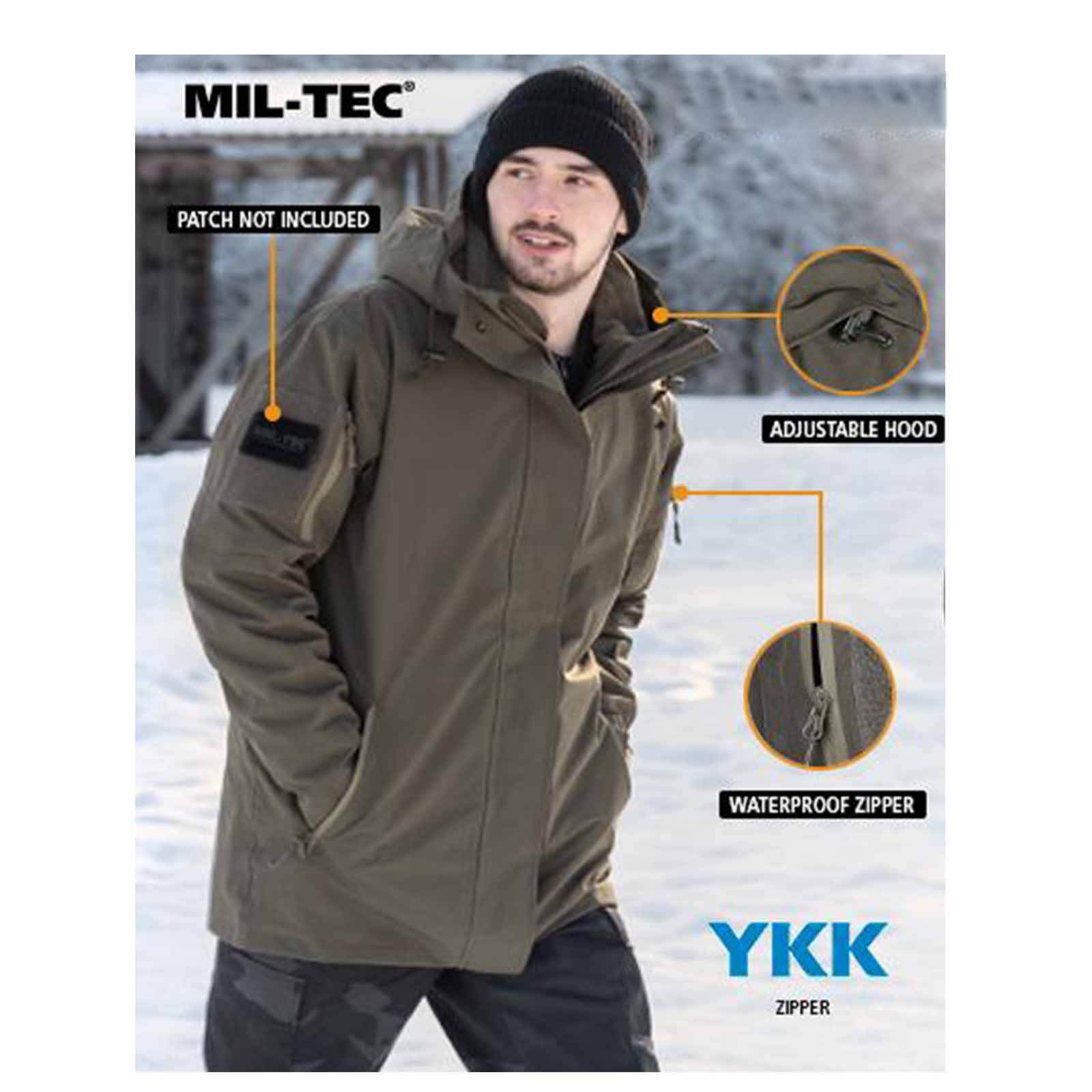 Ranger Gen 2 Military Cold Weather Winter Jacket - Olive - Image 5